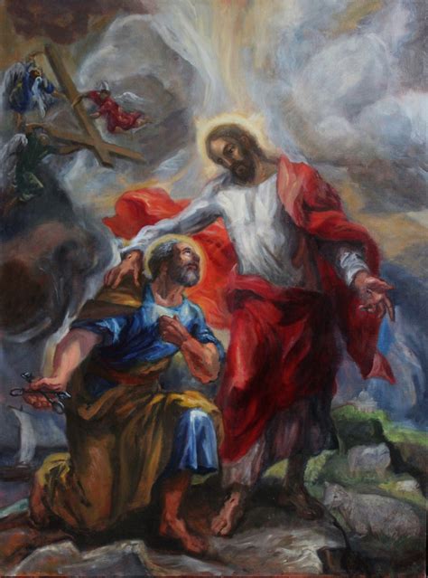 Jesus And Peter Feed My Sheep Feed My Sheep | Scripture Reference: