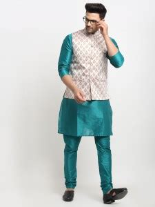 Kurta Pajama With Jacket - Buy Designer Kurta Pajama With Jacket online ...