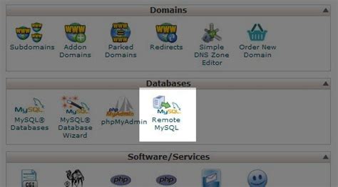 phpMyAdmin Connect to Remote MySQL 的图像结果