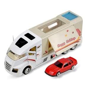 Toyshine 1:50 Scale Pull Back Diecast Motorhome Toy Truck Featured with ...