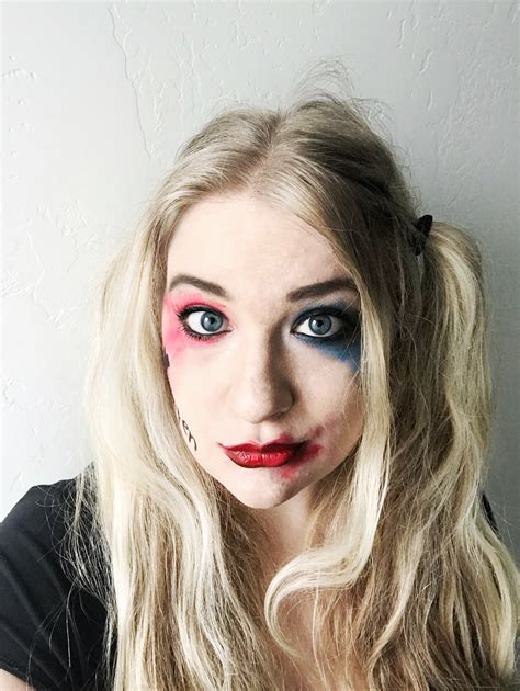Easy Harley Quinn Makeup Tutorial | Hey Sunny Jess
