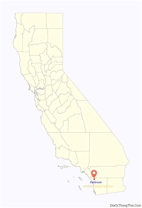 Image result for Fallbrook CA Map