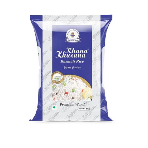 Khana Khazana Premium Wand Basmati Rice | Extra Long Grain Basmati ...