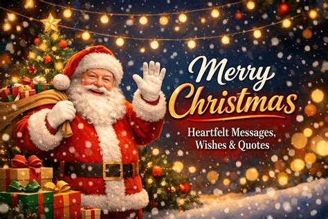 100+ Best Merry Christmas Wishes, Messages, Greetings & Quotes