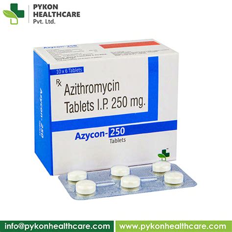 AZYCON-250 Tablets Pykon Healthcare Pvt. Ltd.