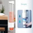 FRENYEAR Paper Cup Dispenser Wall Mounted Drinking Water Plastic Glass ...