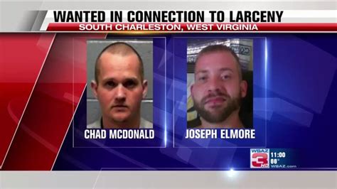 UPDATE: Two men arrested on larceny charges in Kanawha County