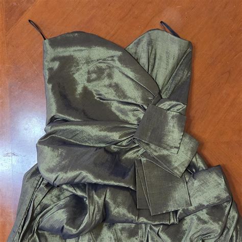 Jessica McClintock Women's Dress - Green/Khaki - 4 – … - Gem