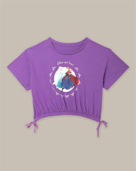 Frozen Boxy Fit Tshirt For Girls – Kidsville