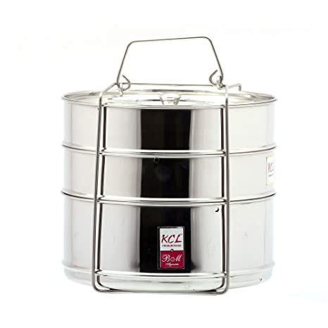 Buy KCL Outer Lid Stainless Steel Cooker Separator, 10L, Silver Online ...