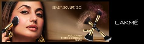 Lakme Absolute Makeup Master Tools - Dual Ended Blush and Contour Brush ...