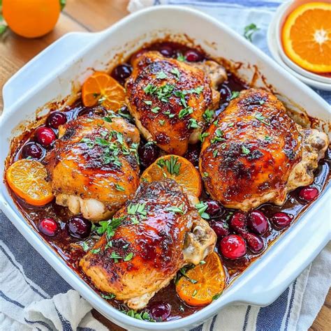 Irresistible Cranberry Orange Glazed Chicken for Delicious Dinners