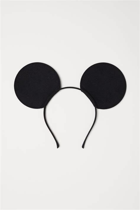 Alice band with ears - Black/Mickey Mouse - Ladies | H&M IN