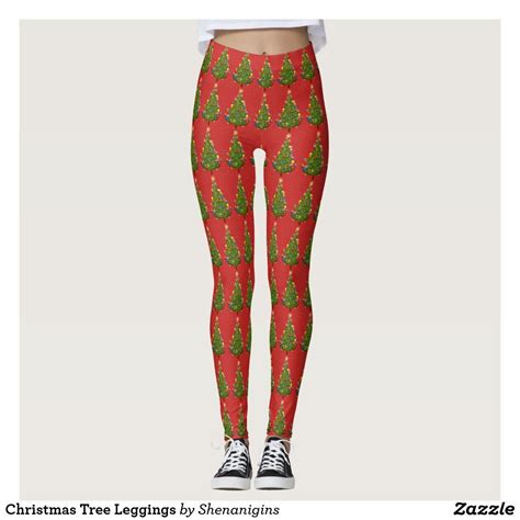 Christmas tree leggings. Festive leggings for the holiday season ...