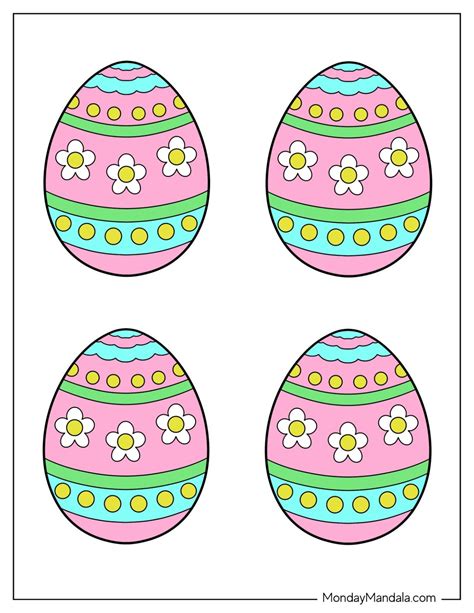 Free Printable Easter Eggs Template | FREE Printable HQ
