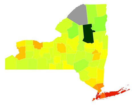 New York Population Density - AtlasBig.com
