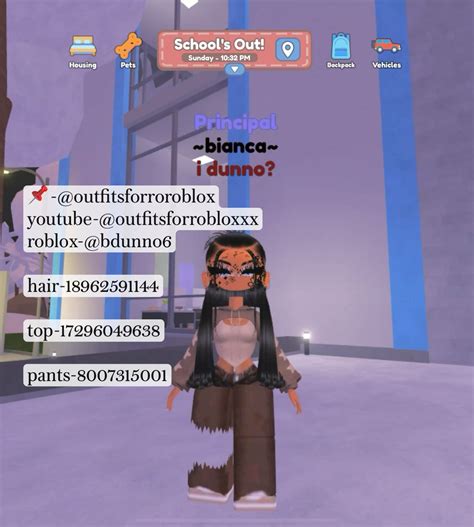 bayside highschool girl outfit codes @bdunno6 in 2025 | Bayside high school, Black skin tones ...