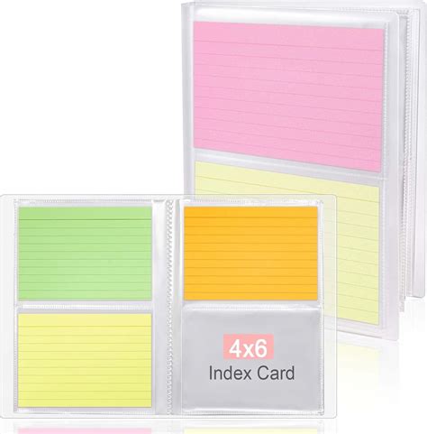 4x6 Index Card Holder, 4x6 Card Storage Binder, 4x6 Receipt Binder-1 ...