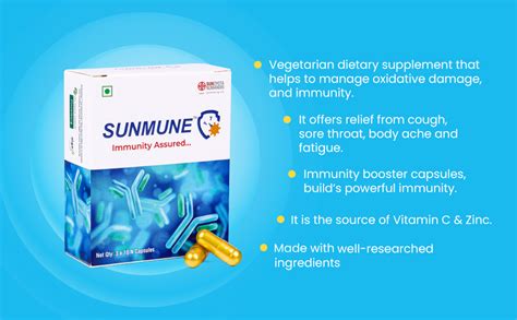 SUNMUNE - powerful immunity booster for adults | made with Natural ...