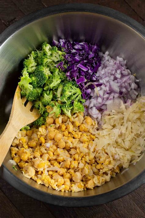 Chickpea No-Tuna Salad with Sauerkraut | Recipe | Healthy recipes ...