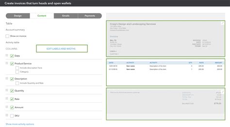 Image result for QuickBooks Estimate Template