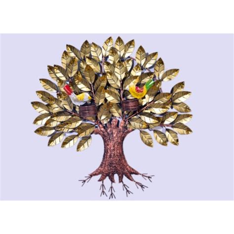 New Metal Athnic Golden Led Tree Decor | Garuda Life