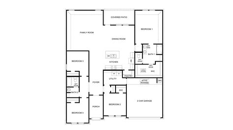 Floor Plan in Kings Landing | CORPUS CHRISTI, TX | D.R. Horton