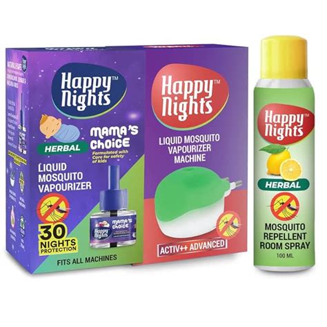 Happy 45 ML Nights Lemon Eucalyptus Oil Based Liquid Vaporizer With ...