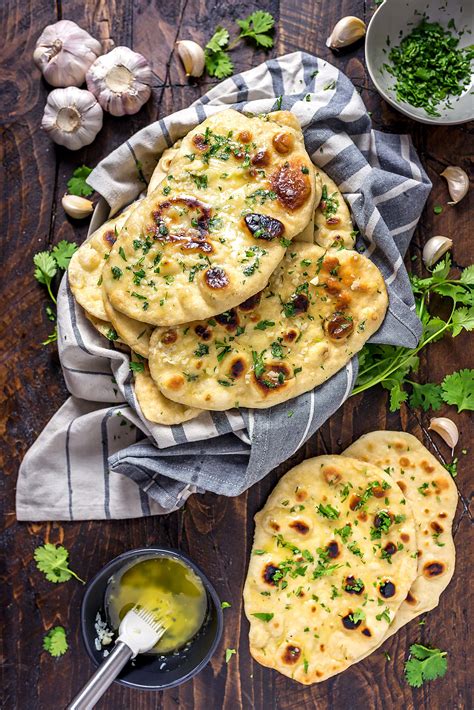 Homemade Garlic Naan - Host The Toast