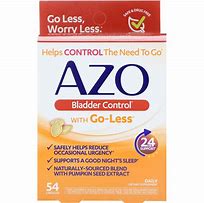 Image result for AZO Bladder Control With Go-Less 54 Caps