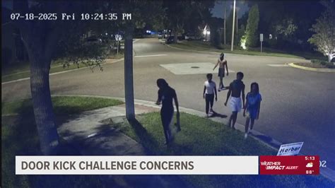 Law enforcement warns against viral 'door kicking challenge' | wtsp.com