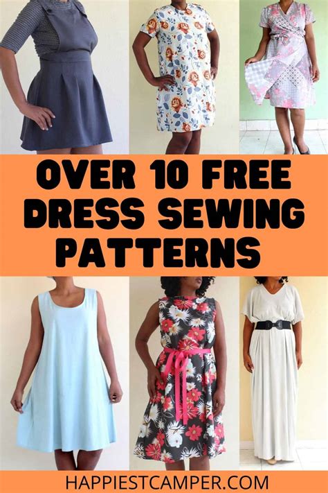10+ Free Dress Patterns For Women