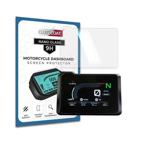 CLUSTCOAT 9H Nano Glass Motorcycle Dashboard Screen Protector for KTM ...
