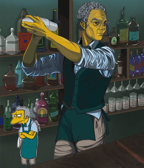 Moe. Fanart by me : r/Simpsons
