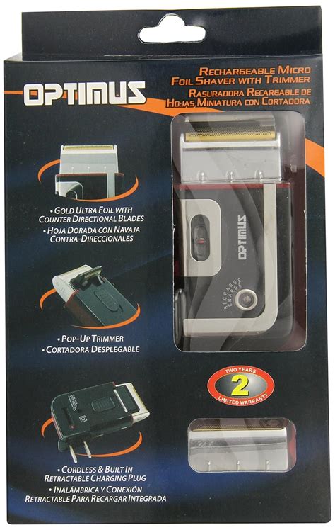 Optimus 50015 Rechargeable Pocket Palm Shaver, Black : Amazon.in ...