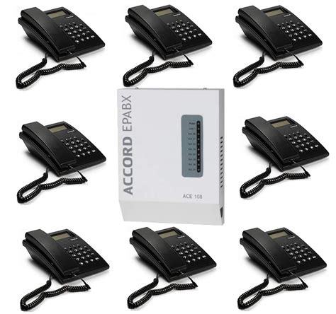 Accord ACE 108 EPABX Intercom System for Office, 1 CO + 8 Extensions ...