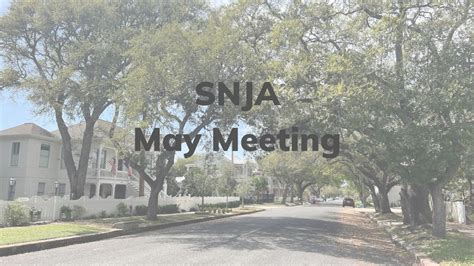 May SJNA Meeting - Barbara Sanderson, Executive Director of Community ...