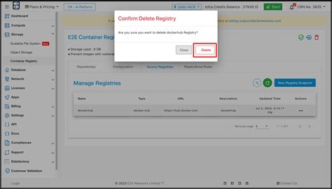 Pull operations | E2E Cloud
