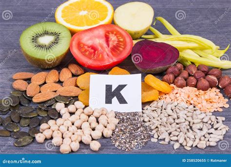 Healthy Eating Containing Natural Potassium, Vitamin K, Minerals and ...