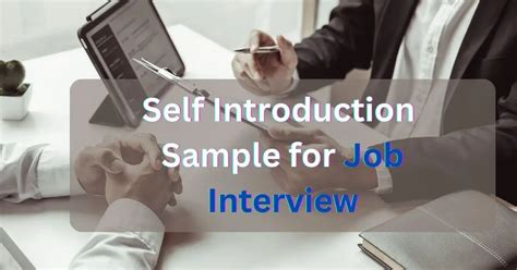 Self Introduction for a Job Interview 的图像结果