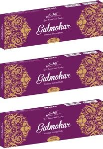 Shah Fragrances Gulmohar premium incense sticks box pack (pack of 3*100 ...