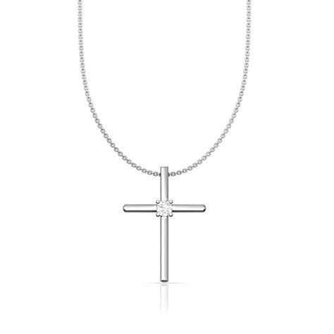 Men's Sleek Silver Cross Locket – WHP Jewellers