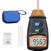 True Sense Digital LCD Laser Non Contact Photo Tachometer RPM Measurer ...