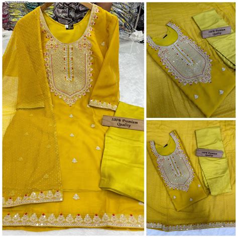 Sip Yellow Aarohi Readymade Suits – Heriska