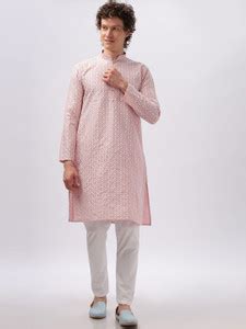 ANOUK Men Abstract Straight Kurta - Buy ANOUK Men Abstract Straight ...