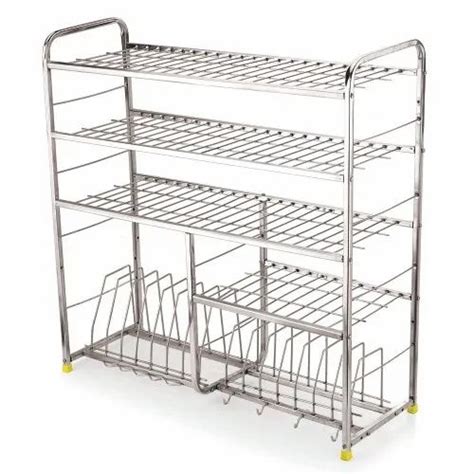 Kitchen Rack - SS Rectangular Kitchen Rack Manufacturer from Mumbai