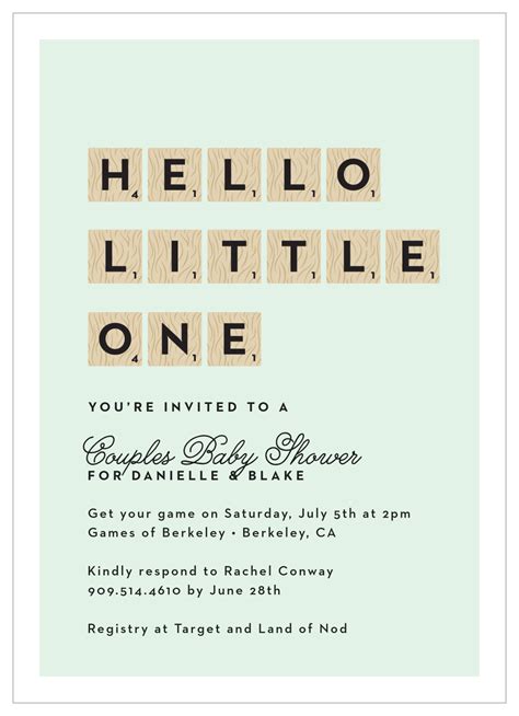 Couples Baby Shower Invitations - Baby Shower Invitations