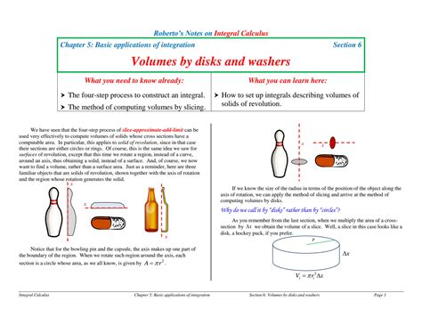 Image result for Finding Volume Using Integrals