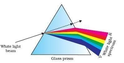 (a) What is meant by dispersion of light? (b) With the help of a ...