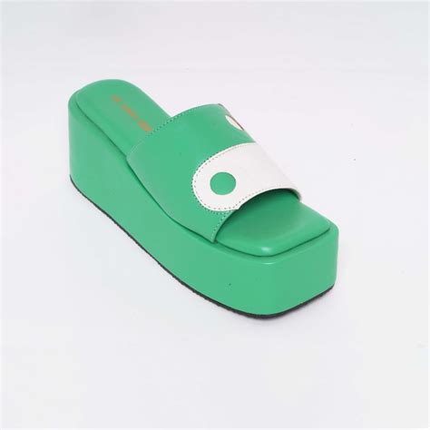 Yin Yang Platforms - Jade Green | Platform Heels for Women - The Quirky ...